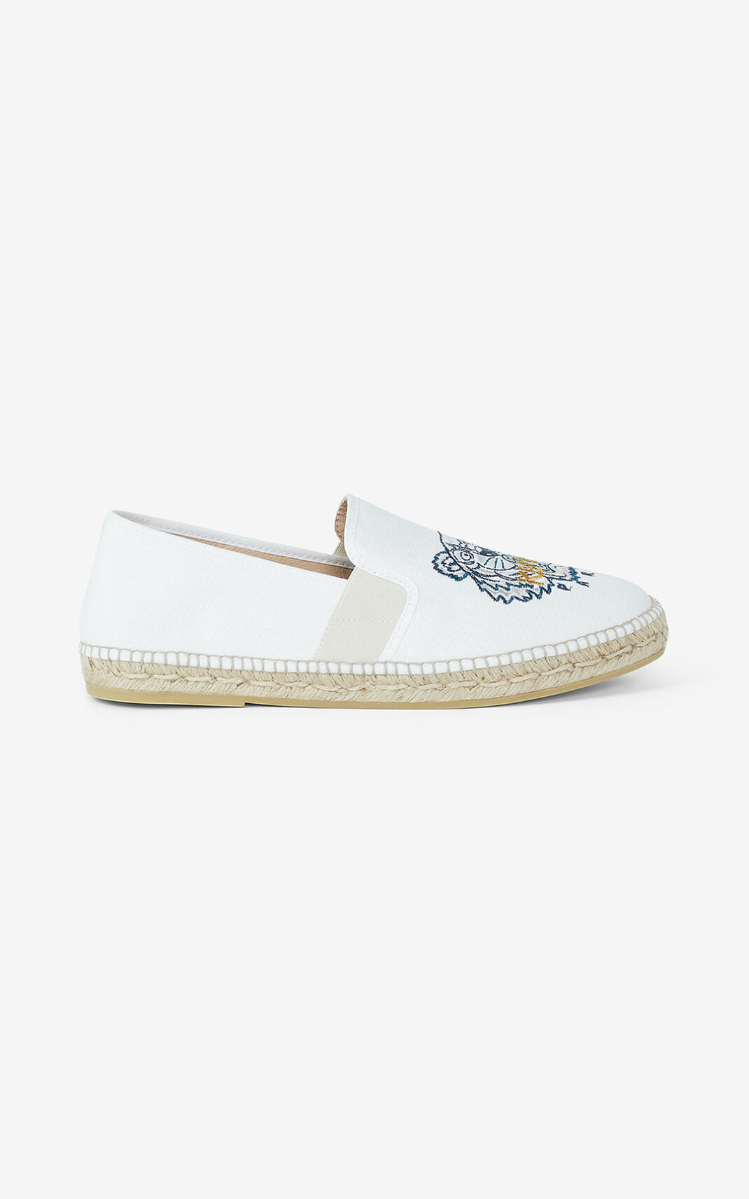 Kenzo Tiger elasticated Moška Espadrile Bela SI-1049605